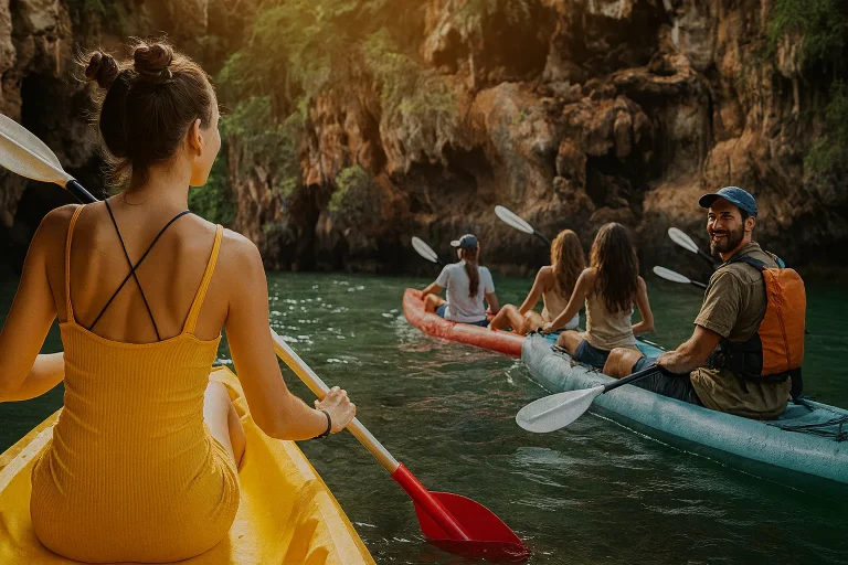 Kayak en el rio